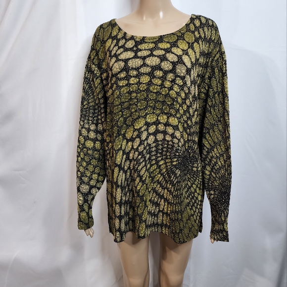 LS Collections blouse size XL Long sleeves - Picture 3 of 12